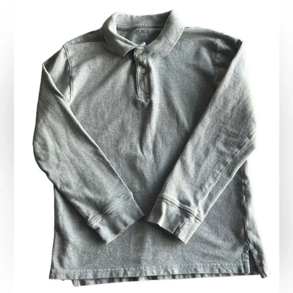 The Children’s Place Long Sleeve Thermal Shirt - Boys Size XL - Gray